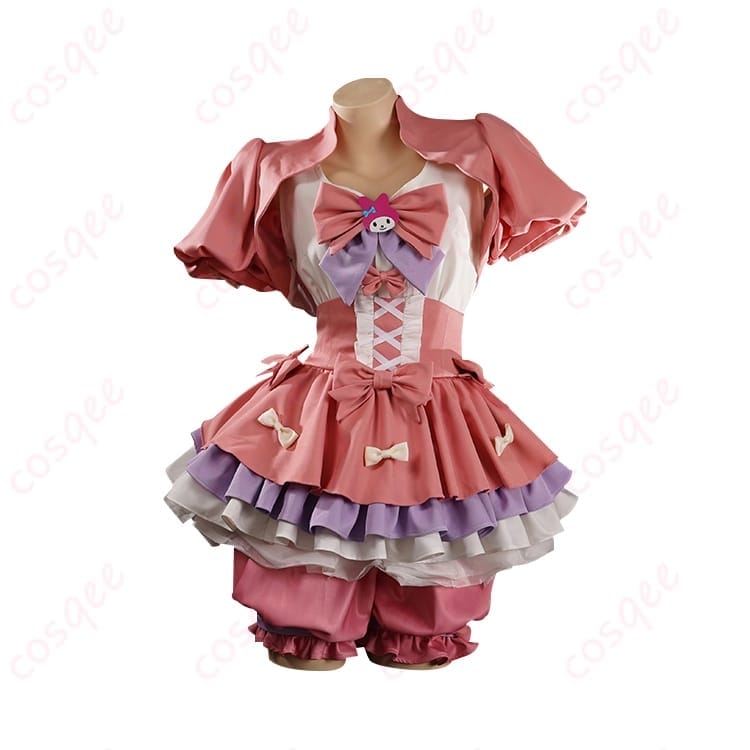 第五人格×サンリオ リリー・バリエル コスプレ衣装 可憐ガーリーで写真映えする多点セット - 1枚目の画像