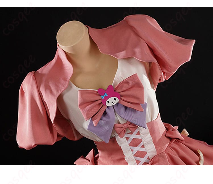 リリー・バリエル コスプレ衣装の襟装飾ディテール画像