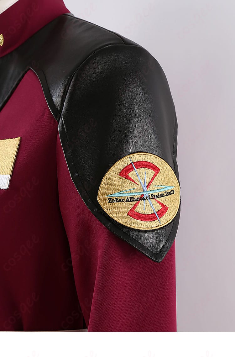 アスラン・ザラ コスプレ衣装 肩袖の装飾詳細 - 服のディテールを忠実に再現