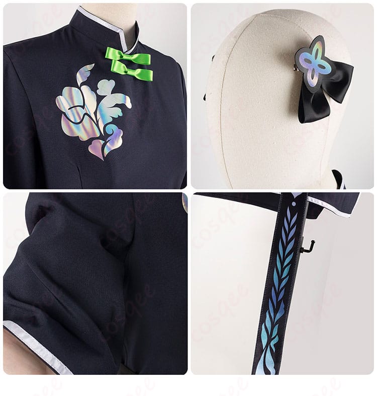 春原シュン(幼女)のコスプレ衣装、服の装飾の詳細