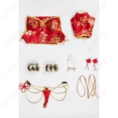 ストリートファイター 春麗のチャイナドレス風コスプレ 衣装一式で写真映えも動きやすさも両立 - 6枚目の画像（サムネイル）