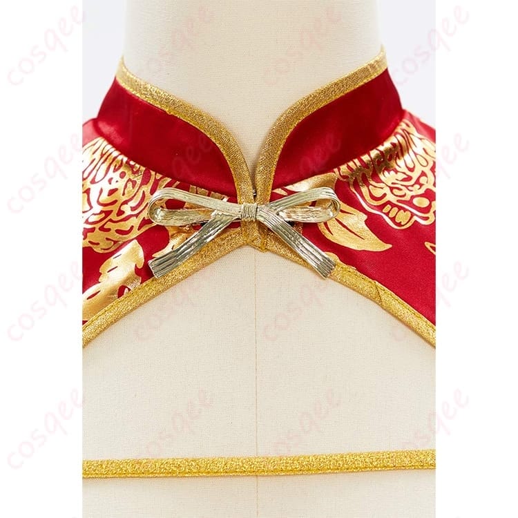 ストリートファイター 春麗のチャイナドレス風コスプレ 衣装一式で写真映えも動きやすさも両立 - 5枚目の画像