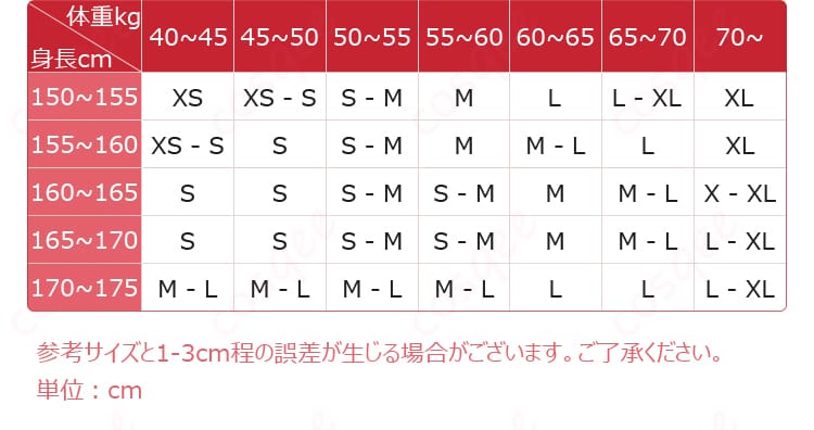 春麗 コスプレ衣装 サイズチャート サイズを確認して、自分にぴったりの衣装を見つけましょう!
