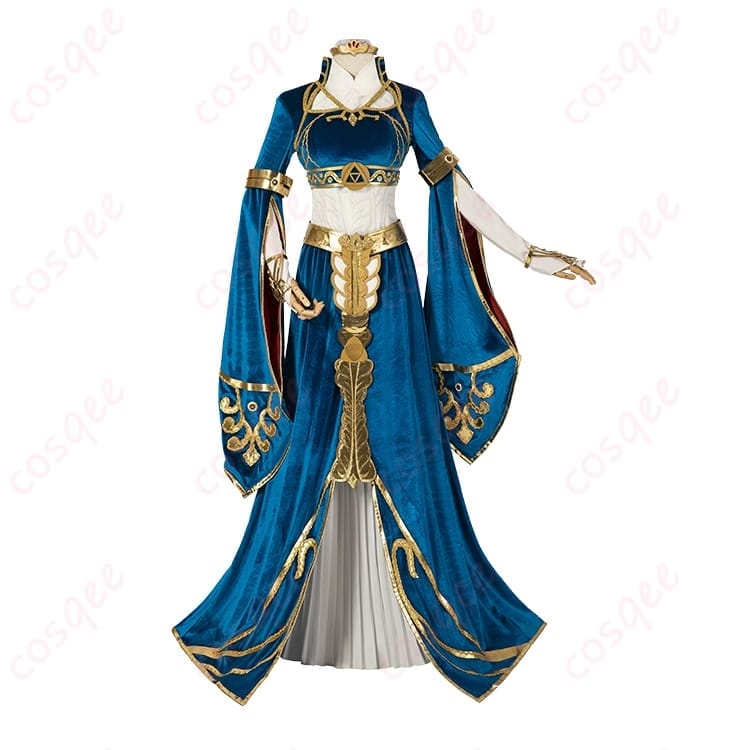 ゼルダの伝説 ゼルダ姫 王女ドレス風コスプレ｜気品ある佇まいで写真映えも狙える - 1枚目の画像