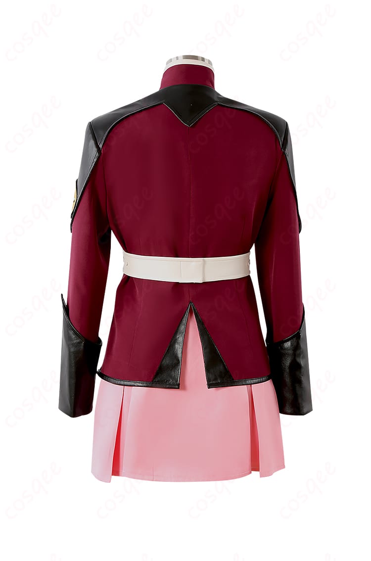 ルナマリア・ホークのコスプレ衣装背面、細部まで丁寧に作られた背面デザイン。