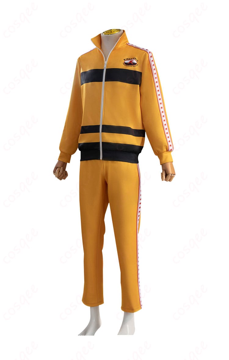 立海大学ジャージの左側デザインや装飾の細部