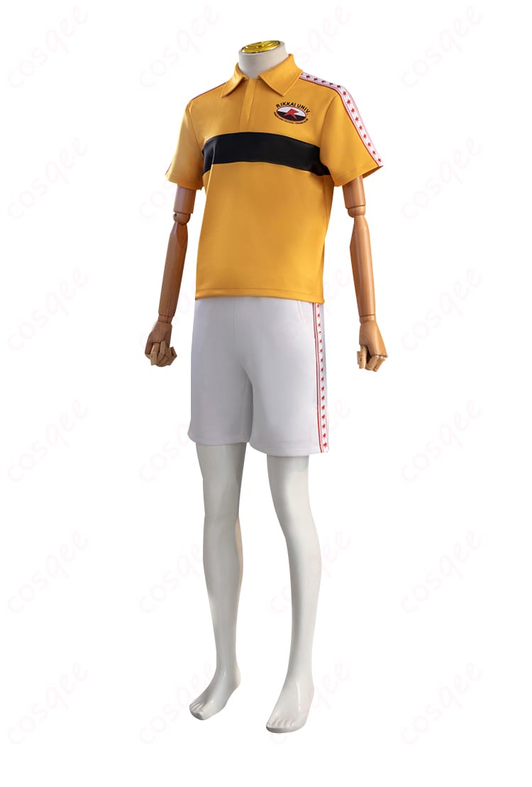 短袖と短パンのセットアップ、側面からのディテール