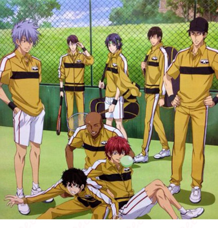 幸村精市・真田弦一郎・柳蓮二・仁王雅治・柳生比呂士・丸井ブン太・ジャッカル桑原の立海大学ジャージコスプレ衣装