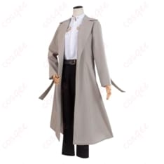 文豪ストレイドッグス 太宰治 コスプレ衣装 ロングトレンチが映える知的ミステリアスな一着 - 3枚目の画像（サムネイル）