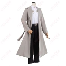 文豪ストレイドッグス 太宰治 コスプレ衣装 ロングトレンチが映える知的ミステリアスな一着 - 2枚目の画像（サムネイル）