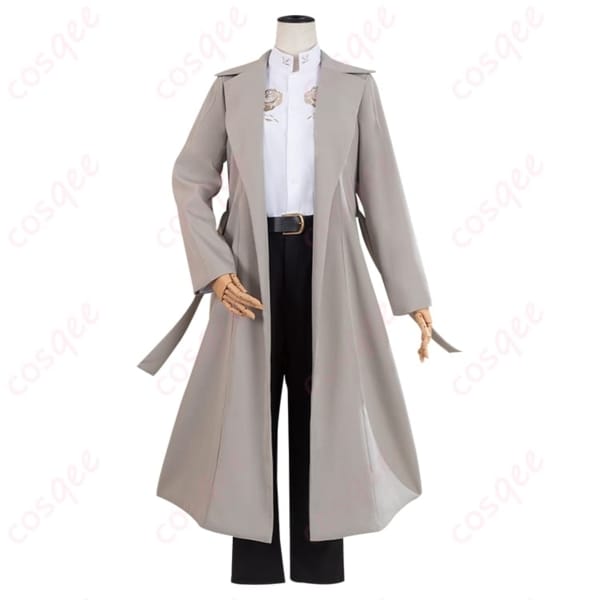 文豪ストレイドッグス 太宰治 コスプレ衣装 ロングトレンチが映える知的ミステリアスな一着
