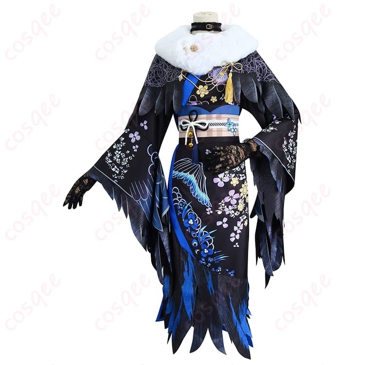 ホロライブ ネリッサ・レイヴンクロフト 正月和装コスプレ｜艶感レイヤードで写真映え - 1枚目の画像