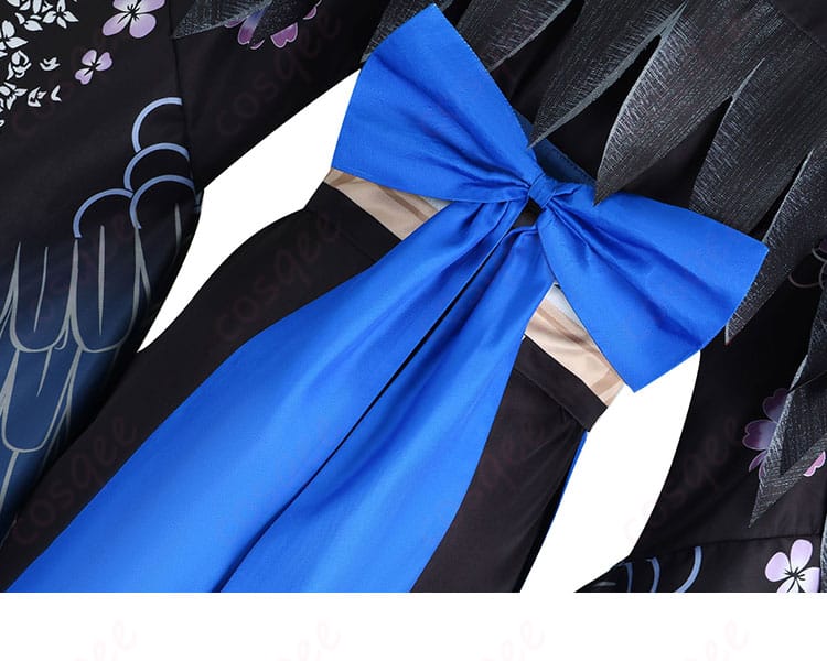 ネリッサ・レイヴンクロフト正月衣装の腰封リボン装飾の詳細。