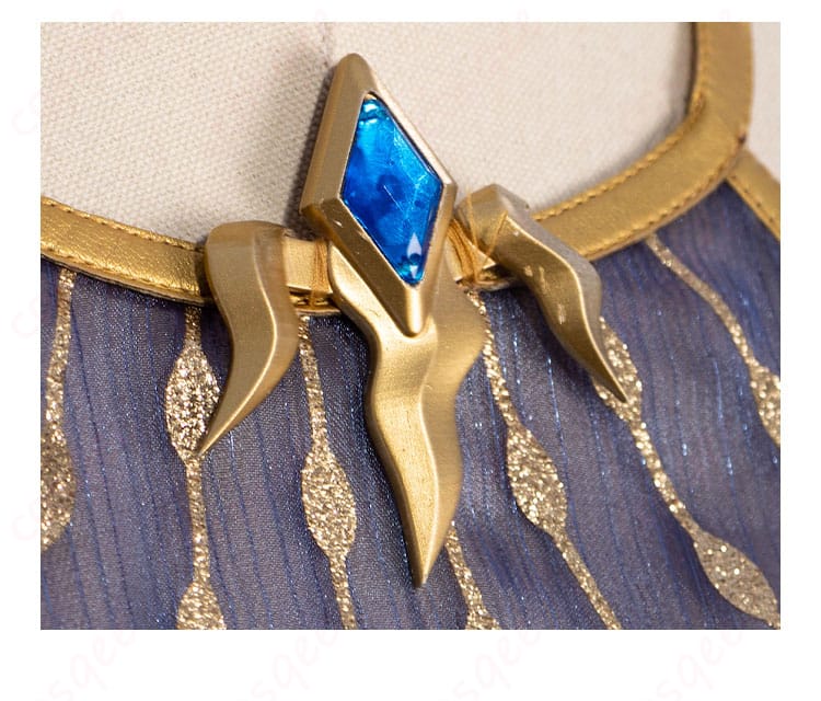 衣装の襟装飾の細部、漁師(グレイス)の特徴的なデザイン