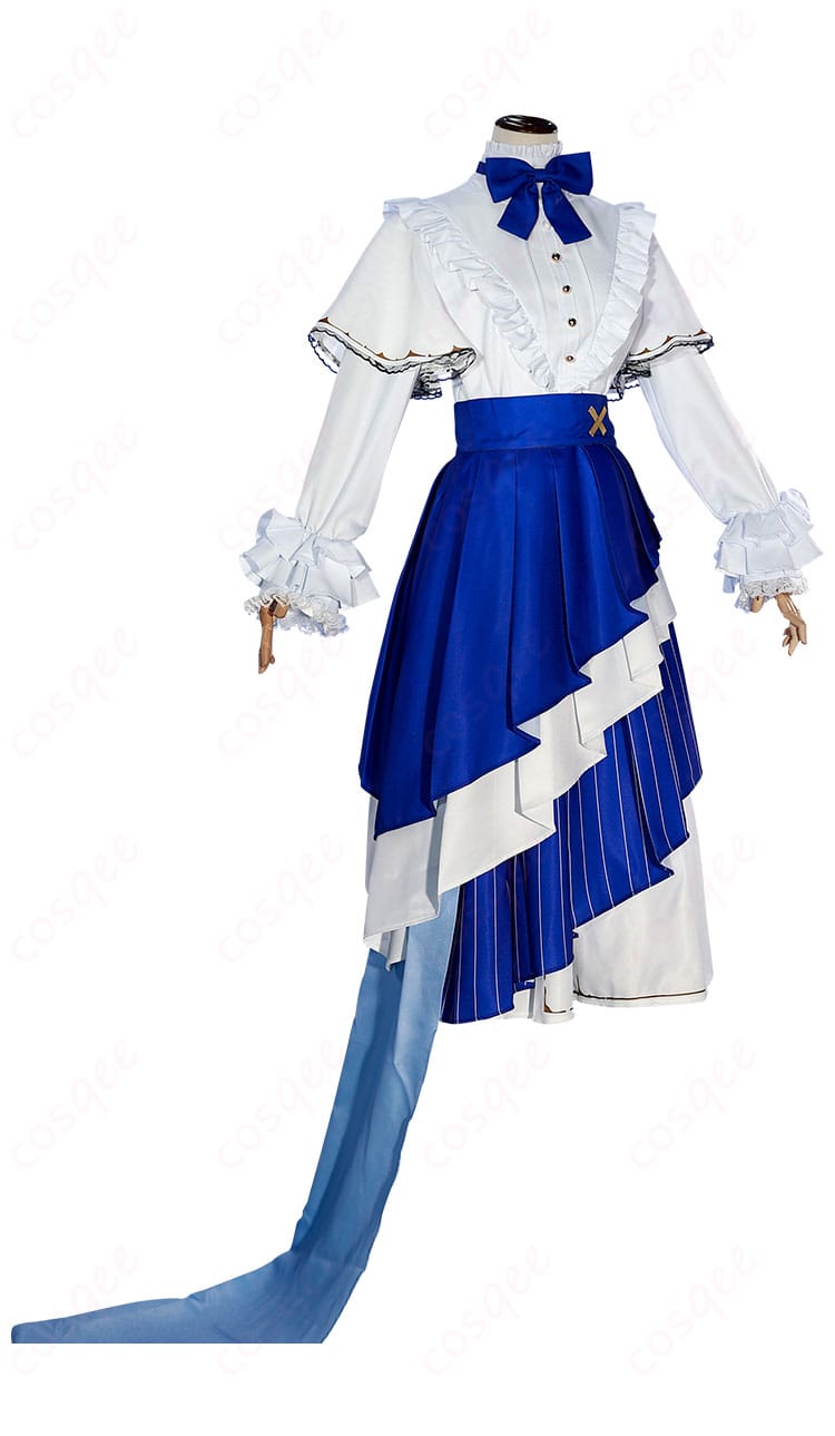 エリーラ・ペンドラ コスプレ衣装の右側ビュー。美しいシルエットと精巧なデザイン。