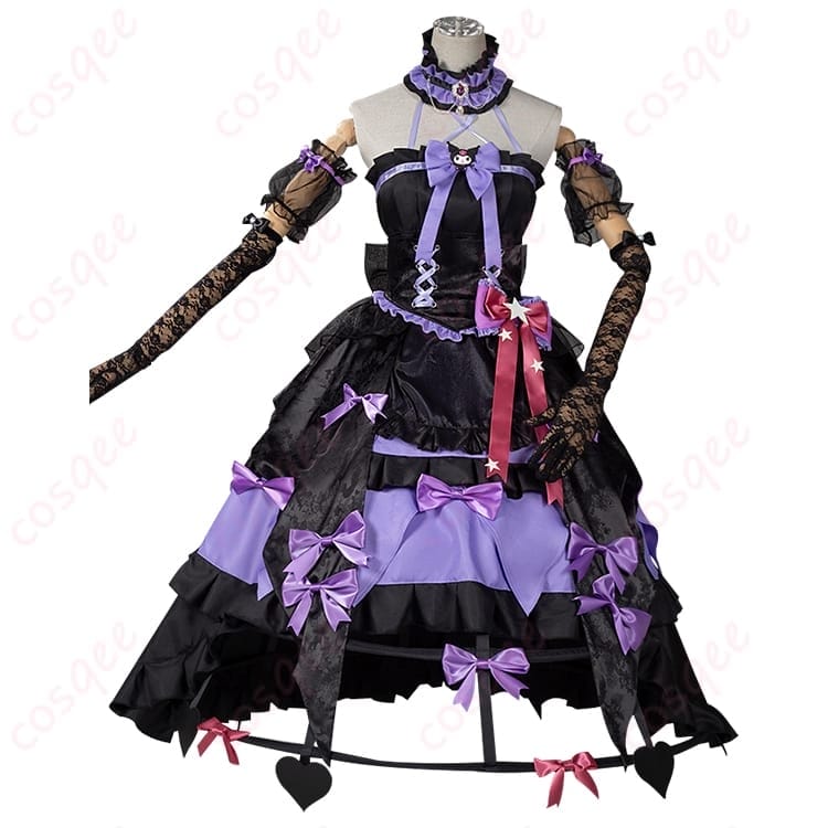 血の女王マリー×クロミのダーク可愛い世界観を纏えるゴシックコスプレ衣装 - 1枚目の画像