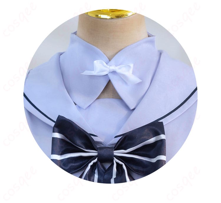 香風智乃コスプレ衣装の蝶結び装飾。細部までこだわったデザインで、可愛さを引き立てます。