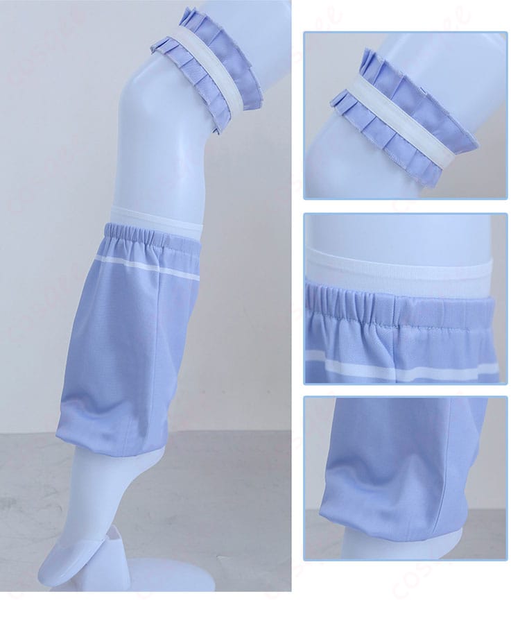 足元の装飾ディテール。全身のコスプレ衣装を引き締めるポイントです。