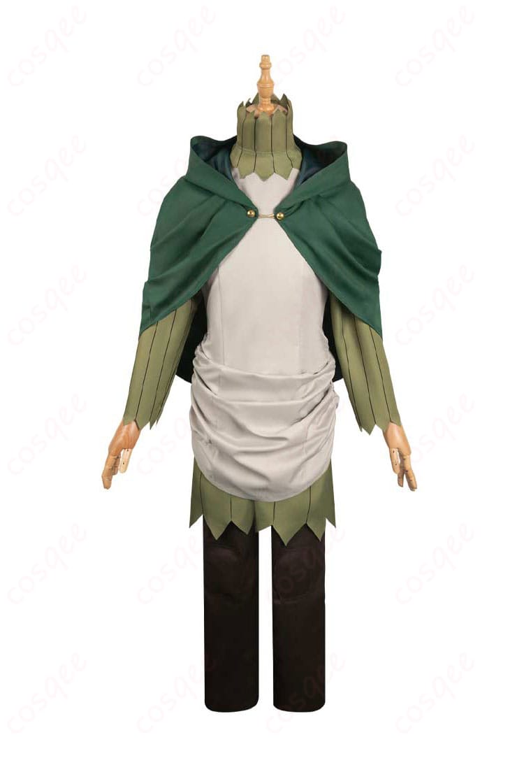 ミスルンのコスプレ衣装の正面から見た画像。衣装の細部まで忠実に再現されています。