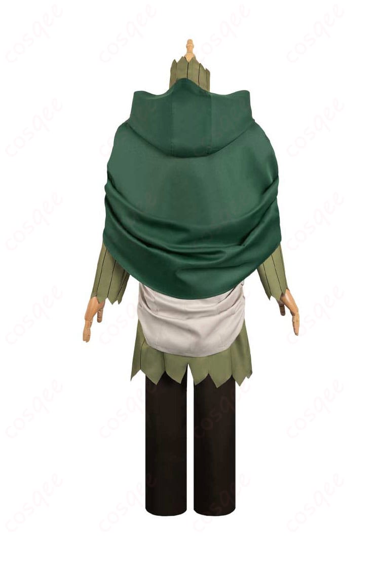 背面から見たミスルンのコスプレ衣装。背中部分のデザインにもこだわりが感じられます。