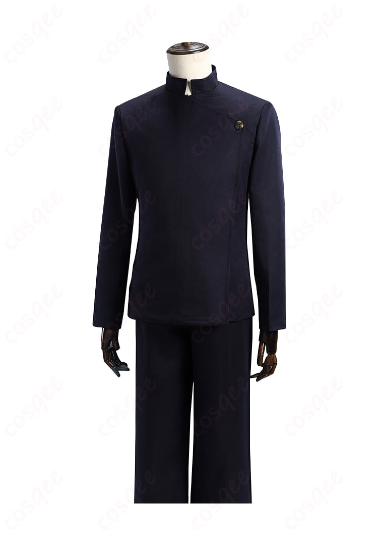 呪術廻戦 狗巻棘 コスプレ衣装 上着の装飾ディテール。刺繍や装飾が精巧に再現されています。