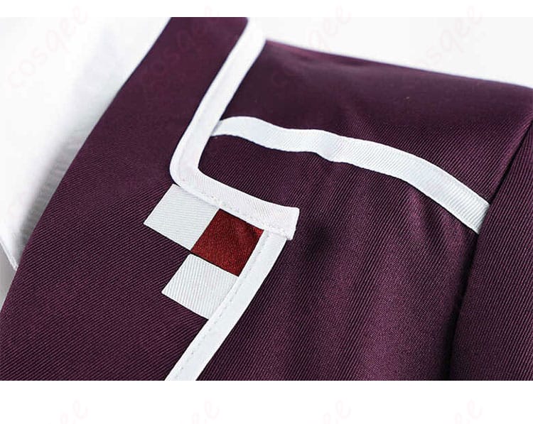 DIABOLIK LOVERS 逆巻アヤト コスプレ衣装 - 肩の装飾ディテール。細部まで精緻に作り込まれたデザイン。