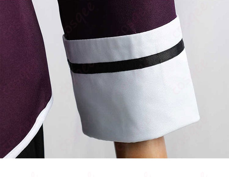 DIABOLIK LOVERS 逆巻アヤト コスプレ衣装 - 袖口のディテール。精緻な刺繍とデザインが際立つ衣装。