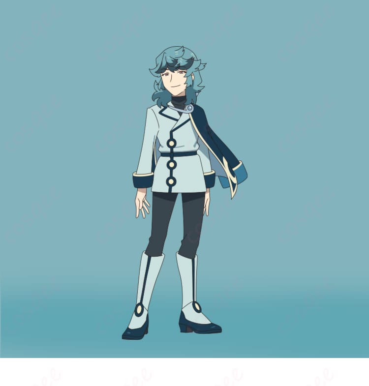 ポケモン スピネル コスプレ衣装 キャラクター画像。ポケモンのスピネルの魅力を忠実に再現したコスプレ衣装。