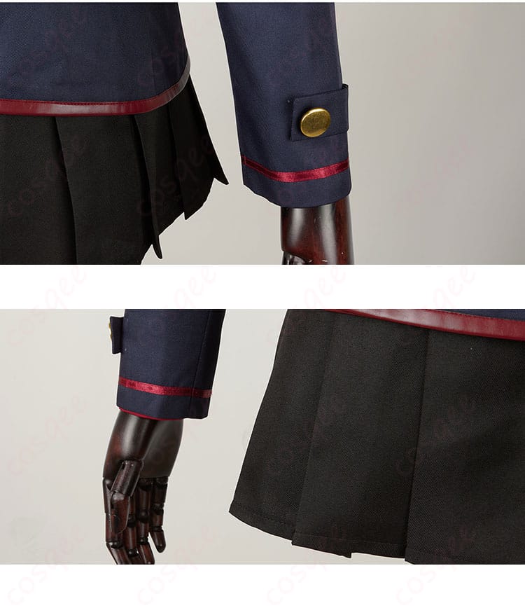 伊草ハルカ コスプレ衣装の衣袖とスカートの装飾細部。細かいデザインで完成度の高いコスプレ衣装です。