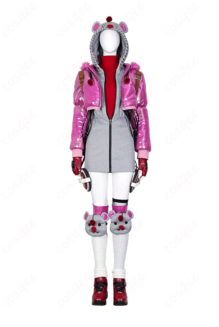 モーグリ(ユフィ)×ワットソンのコスプレ衣装の正面から見た全体像。詳細なデザインが特徴。