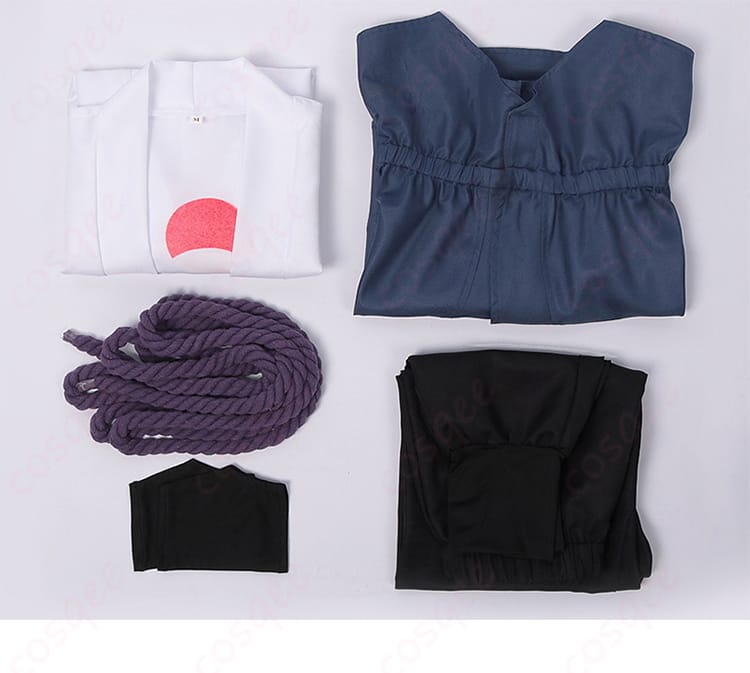 うちはサスケ コスプレ衣装のセット内容展示