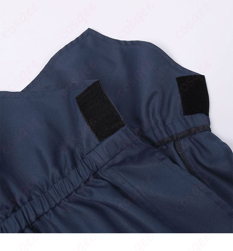 ナルト うちはサスケ コスプレ衣装、腰封の系口部分のディテール