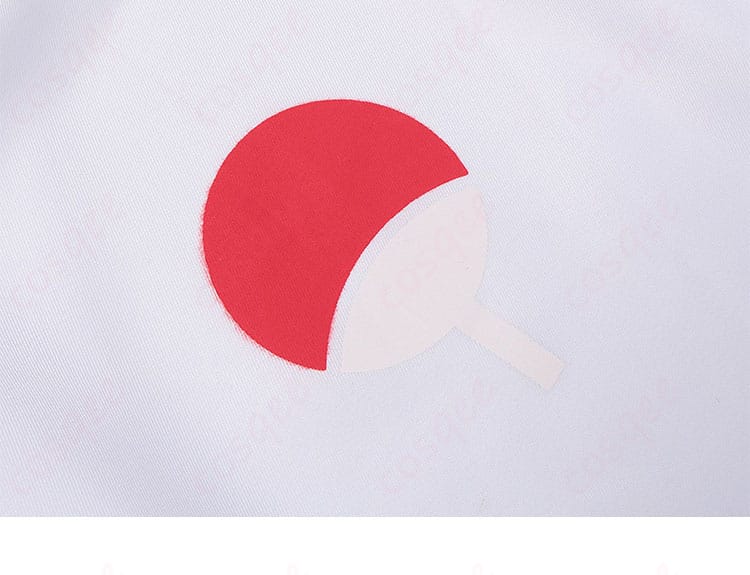 ナルト うちはサスケ コスプレ衣装の背面装飾ディテール