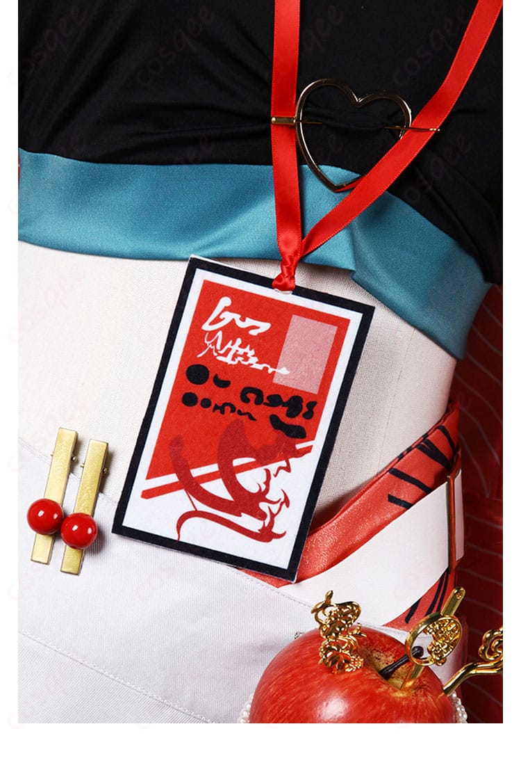 ビアンカ コスプレ衣装 腰間装飾細部。腰の装飾部分のディテールをアップでご覧いただけます。