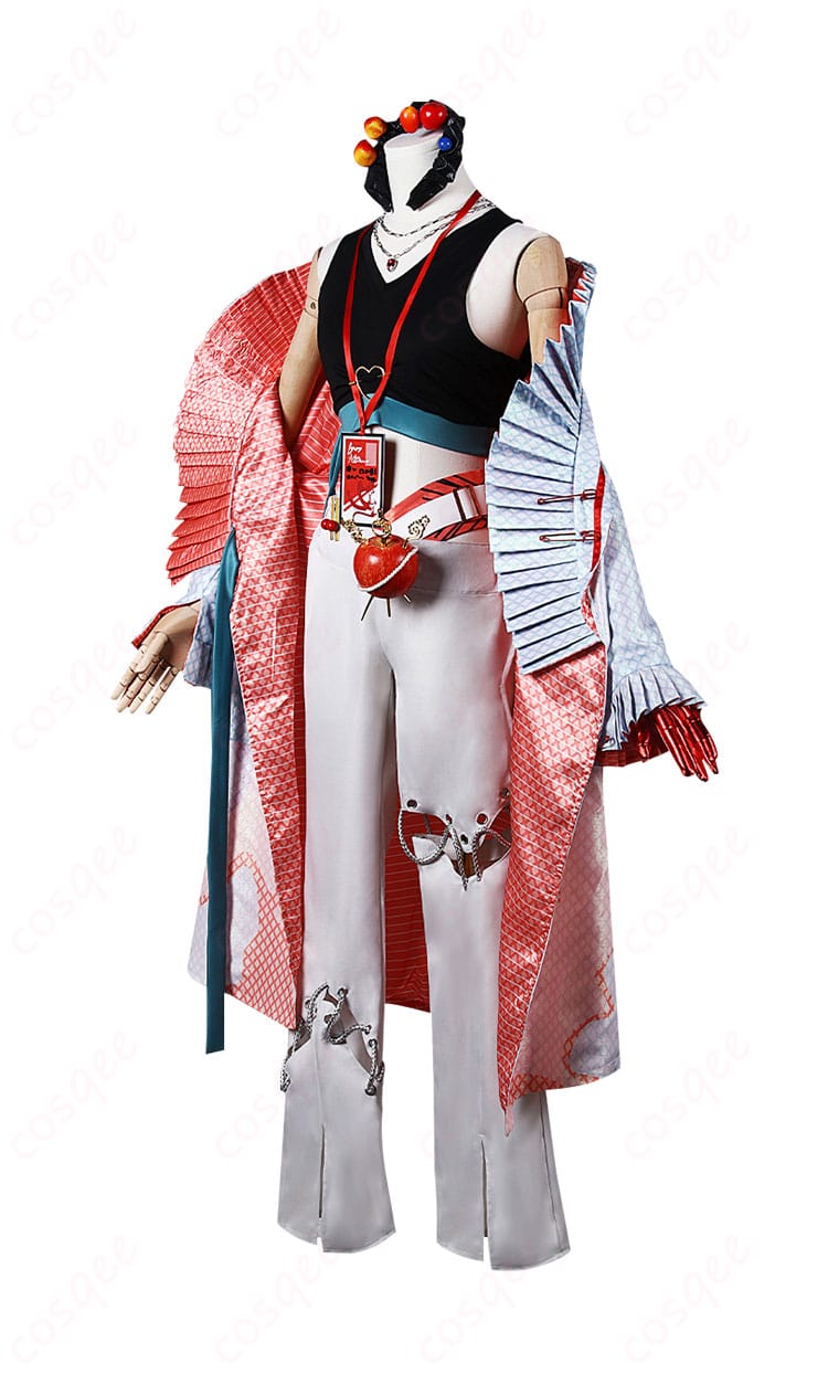 ビアンカ コスプレ衣装 側面画像。ビアンカのコスプレ衣装の美しいラインを側面から確認できます。