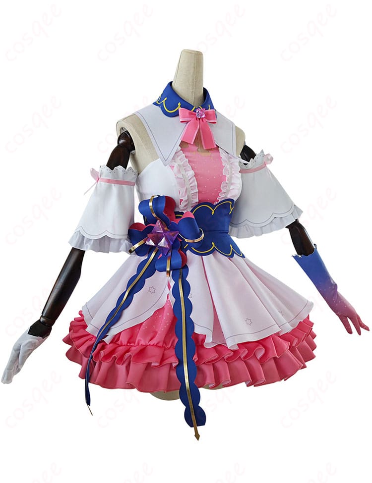 初音ミク 10周年 Rosuuri Ver. コスプレ衣装の正面画像。高再現度で、細部まで忠実に再現された衣装デザイン。