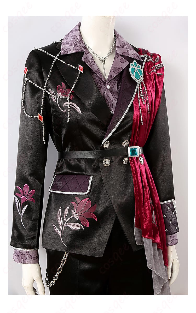 グルマンの香り コスプレ衣装 装飾ディテール画像 高品質な刺繍やアクセサリーの細部が見られます。