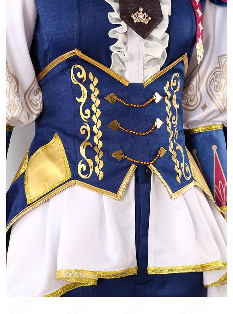 プロジェクトセカイ 天馬司 コスプレ衣装 腰封装飾細部。衣装のウエスト部分に施された美しいデザインのディテール。