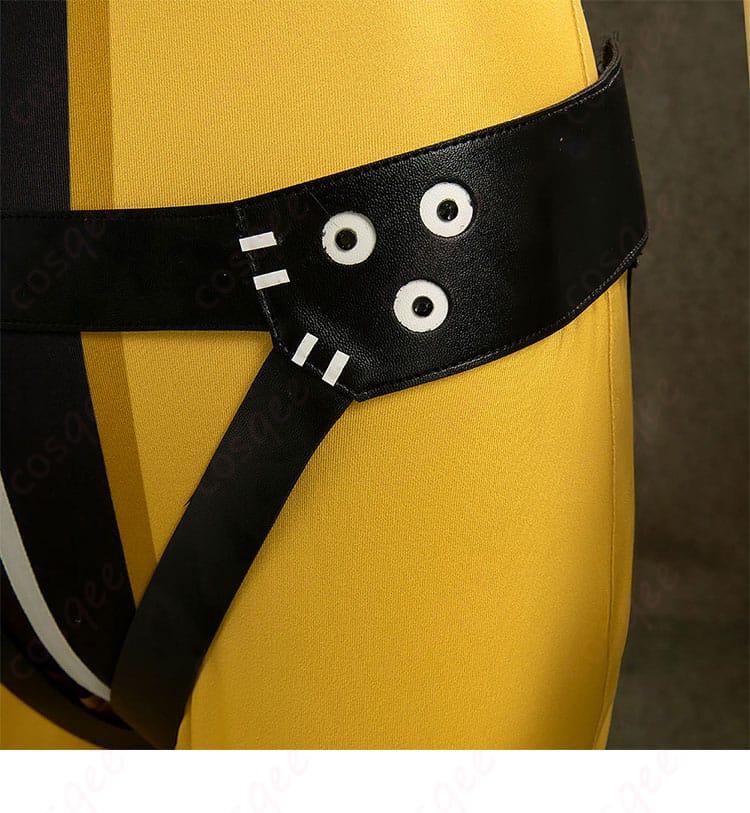 錫切夢子コスプレ衣装の腰帯装飾、クオリティの高いデザイン