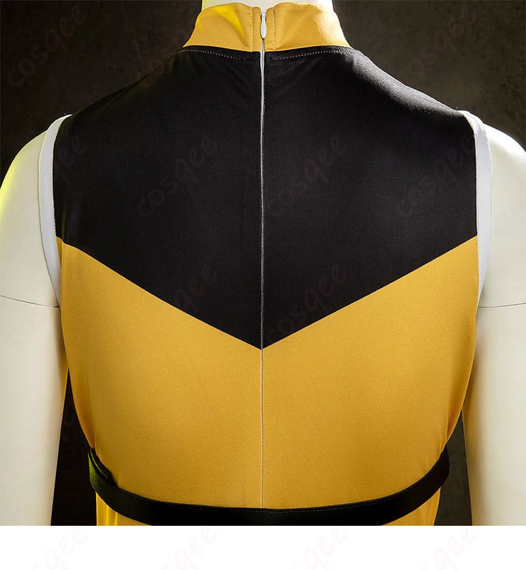 錫切夢子コスプレ衣装の背面装飾、ディテールにこだわり