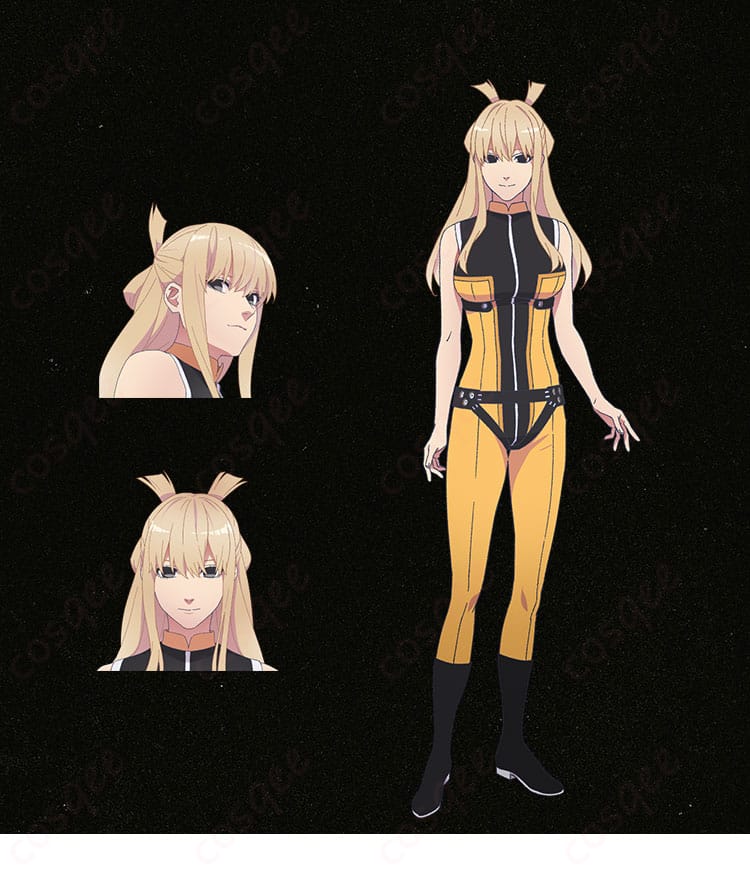 商品正面とキャラクターの組み合わせ画像 - 錫切夢子のコスプレ衣装、アニメ『戦隊大失格』の魅力を再現