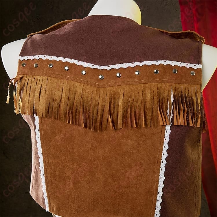 FF7リバース ティファのウエスタンガイド衣装で魅せる、動きやすく写真映えする一式セット - 6枚目の画像