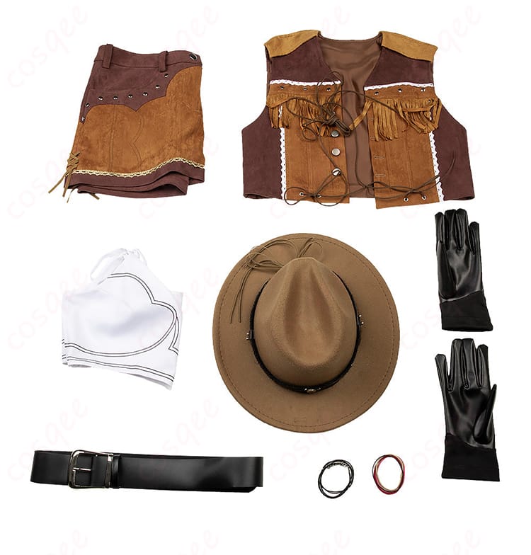 ティファ・ロックハート コスプレ衣装のセット内容画像