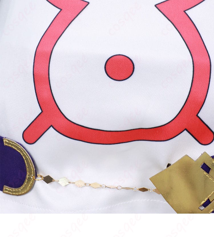 シズエ・イザワ コスプレ衣装の服装装飾の詳細。デザインにこだわり、細部まで高いクオリティを実現。