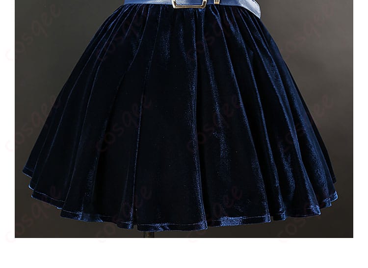 スカートの細部。ミジ(MIZI)コスプレ衣装のスカート部分のディテール。