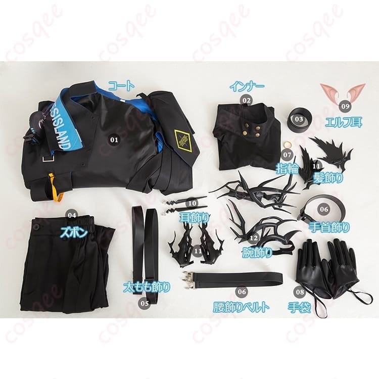 アークナイツのロゴスを端正に再現する重厚レイヤードのコスプレ衣装 - 6枚目の画像