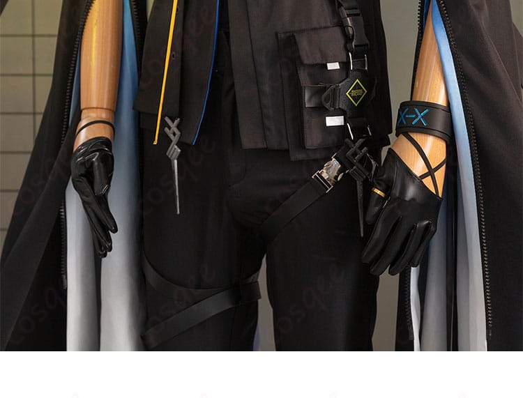 アークナイツ ロゴス コスプレ衣装 腰周り装飾ディテール - 腰部分の装飾も美しくデザイン