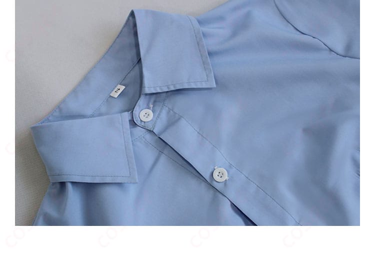 近江彼方コスプレ衣装の短袖襟装飾、デザインに細かなディテールを加えています。