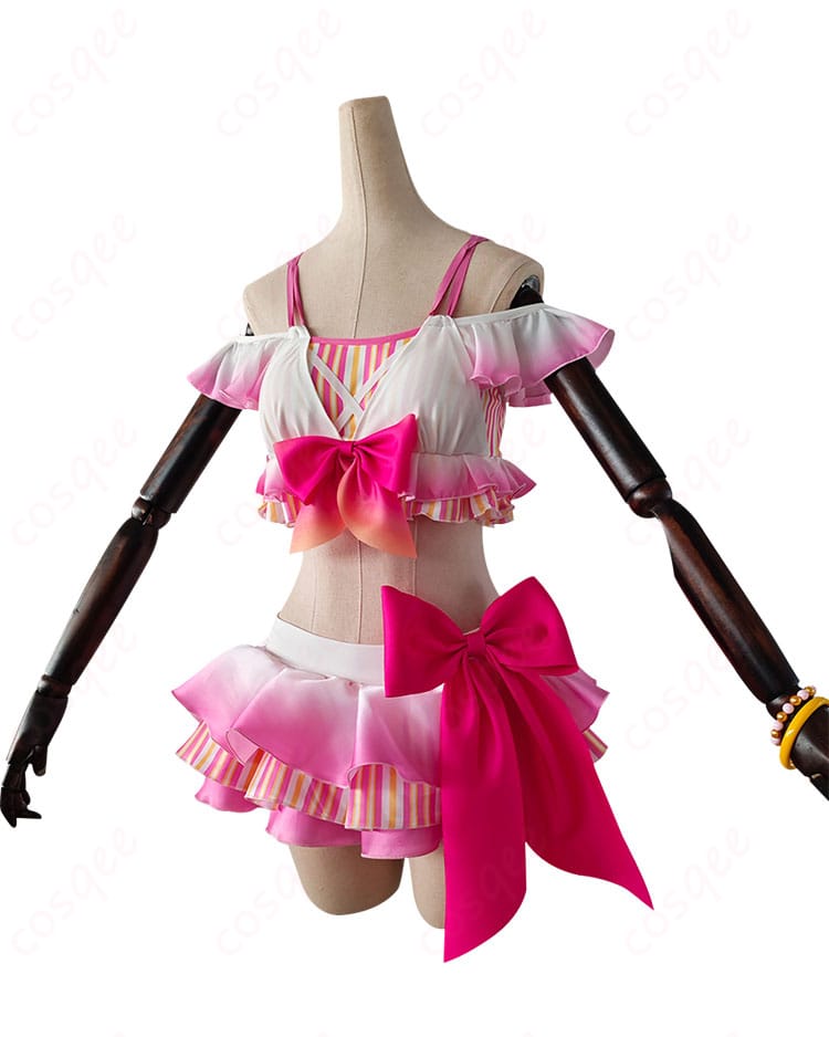 ラブライブ! 矢澤にこ コスプレ衣装の側面画像。コスチューム全体のシルエットを確認でき、さらに美しいラインが特徴的です。