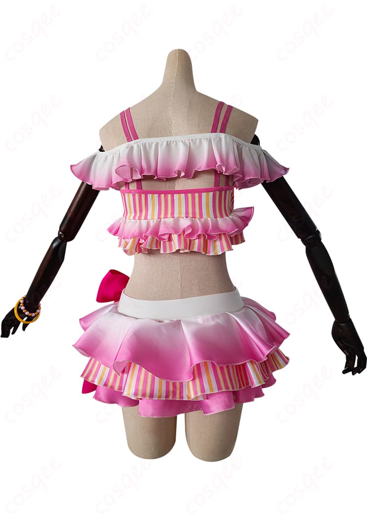 ラブライブ! 矢澤にこ コスプレ衣装の背面画像。背面のディテールもしっかり再現され、完成度の高いコスプレ衣装です。